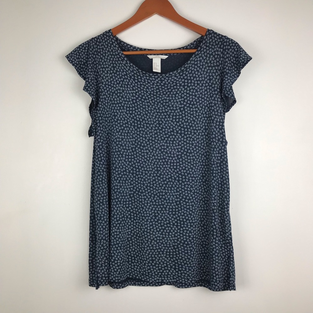 H&M :: ruffle-sleeve top